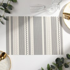 Napkin on the table of the share, central/black, 45*30cm