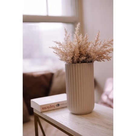 Decorative vase "Relief", 125 × 125 × 220 mm, powder color
