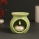 Aroma lamp ceramics "Comfortable" to me light green 7.2x7.2x7.8 cm