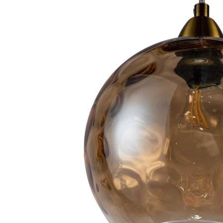 Suspended Indigo lamp, 11003/1p cognac. 1x40W, E14, 200x200x255/1771 mm, cognac color-2