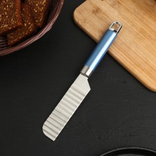 A knife for a curly cut of the share of lagoona, 25 cm, stainless steel, the color of the blue metallic
