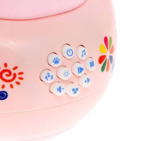 Musical Nevalyashka "My Baby", Sound, Light, Pink Color-3