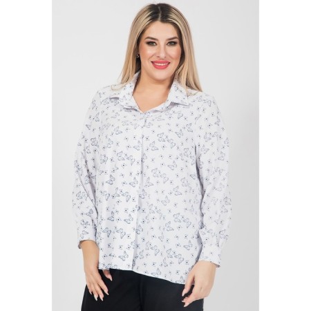 Female shirt, size 54, white color