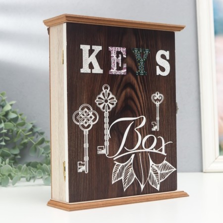 Keywood tree 6 hooks "Leaflets" 6.5x20x25 cm-1