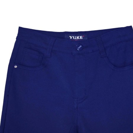 Pants for a boy, height 140 cm, blue color-3