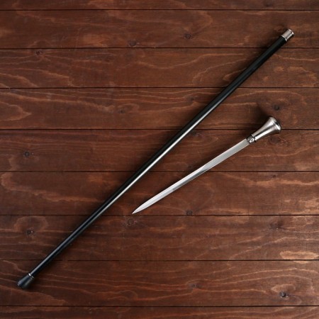 Souvenir product cane with a dagger, a 30cm blade, a knob St. Petersburg-1