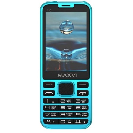 Cell phone Maxvi X10, 2.8 ", TFT, 0.3MP, Microsd, 1600mach, Blue