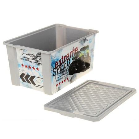 Box for storing toys "Super Cerem", 57 l, on wheels-1