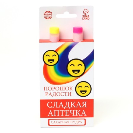 Sugar powder "Powder of Joy" on the substrate, 2 pcs.-2