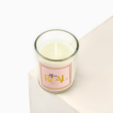 Interior candle in a glass "for you", size 6x5x5cm, mix-2