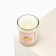 Interior candle in a glass "for you", size 6x5x5cm, mix