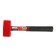 Sledgehammer scrap, metal rubberized handle, 1 kg