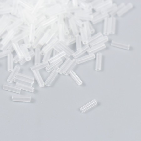 Beads "Zlatka" Glass 10 g, size 3 ", 6 mm, No. 0585 Transparent 93" 78565