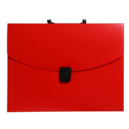 A4 Calligrata Portfli folder, 1 department, 700 μm, up to 300 sheets, red-1