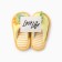 Baby slippers, size 32-33, yellow color