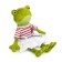 Soft toy "Olivia Kvakovskaya", in the sea set, 16 cm