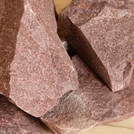 Stone for bath quartzite raspberry chopped 20 kg box-1
