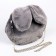 Bag "Bunny", 26 × 19 × 2cm, color gray color