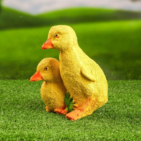 Garden figure "Two ducklings" 17x14cm mix-1