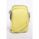 Cross-Body Bag, eco-leather, Ludor lemon, 11x5x19 cm