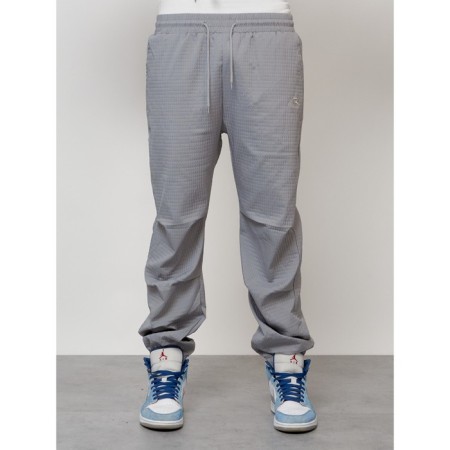 Male tracksuit, size 48, gray color-4