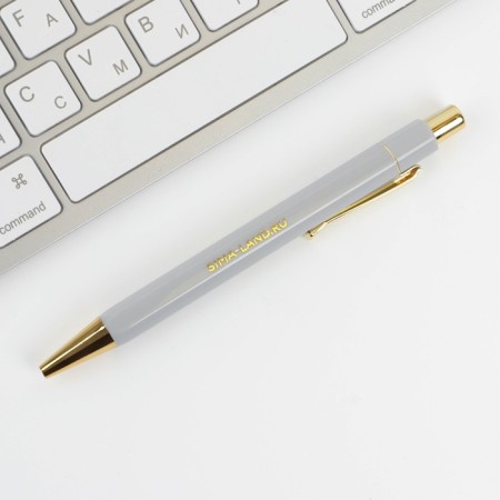 Handle Blue Blue Paste 0.7 mm “successes in everything” plastic with embossing on the case-2