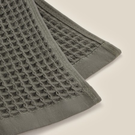 Waffle towel SL Home: Basic "Oliva" 50x90 cm, 100% cotton, 340 g/m2-7