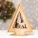 New Year's decor with backlight "Christmas tree with a deer" 18 × 5.5 × 23 cm