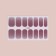 Manicure films, 14 pcs, with sparkles, the color is light - lilac