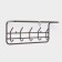 Ban with a shelf 60 cm, brown color