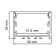 Feron, Cab257, 2 m, 2 m, white color profile