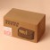 Organizer for storage "Green", 3 sections, 18.5 × 9.5 × 10 cm, translucent/green color
