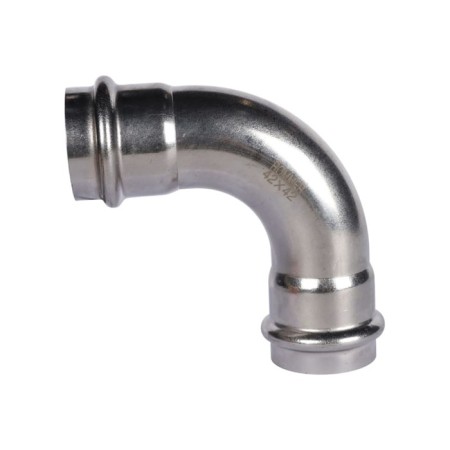 Two-Frame Rommer RSS-0003-000042, VPR-UPR, D = 42 mm, 90 °, press, stainless steel. steel-1