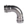Two-Frame Rommer RSS-0003-000042, VPR-UPR, D = 42 mm, 90 °, press, stainless steel. steel