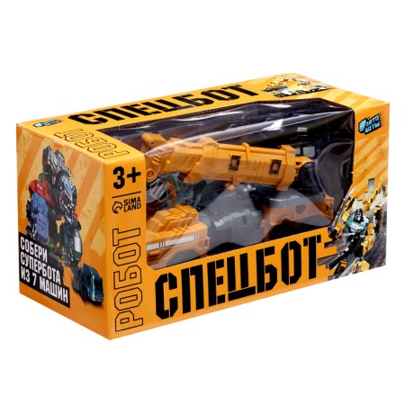 Robot "Special Bottom. Car crane ", transforms, gathers in 1 large of 7 robots-14