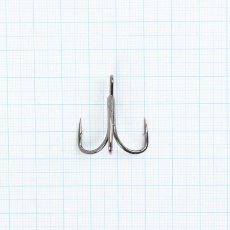 The triple hook Nautilus Treble 2x-Series 2406, BN color, No. 1, 5 pcs.-1