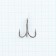 The triple hook Nautilus Treble 2x-Series 2406, BN color, No. 1, 5 pcs.