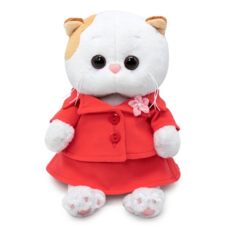 Lee-Li Baby soft toy in a coral suit, 20 cm