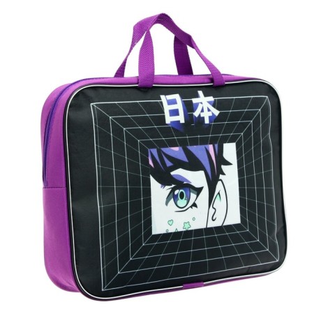 Folder with handles textile A4, 350 x 270 x 70 mm, calligrata "eyes"-2