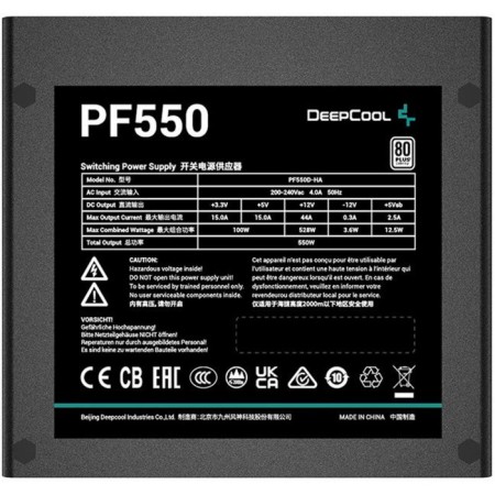 DEEPCOOL ATX 550W PF550 80 Plus, 240 V, 550 W power supply-2