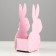 Wooden Kashpo 13x7.5x22 cm "Bunny", pink