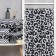 Tainted Tainted Ethel "Leopard", black color, 70x130 cm, 100% cotton, 420 g/m2