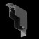 The internal corner connector for the Technical TRX010ICL-21B, 10x3.8x10 cm, black color is black