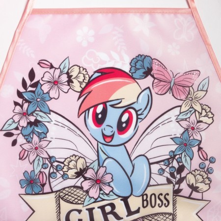 Apron with children "Fairy Forest", my little pony, 49x39 cm-6