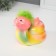 Piggy bank Ceramics "Colored snake with fluffy hairstyle" 10.5x13.9x12.3 cm