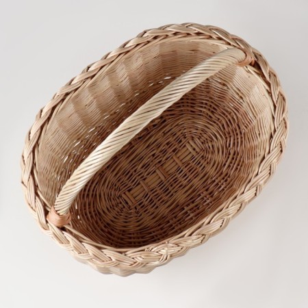 Basket "Home", household, 6 l, top 32x22 cm, n = 18/25 cm, bottom 22x12 cm, willow-2