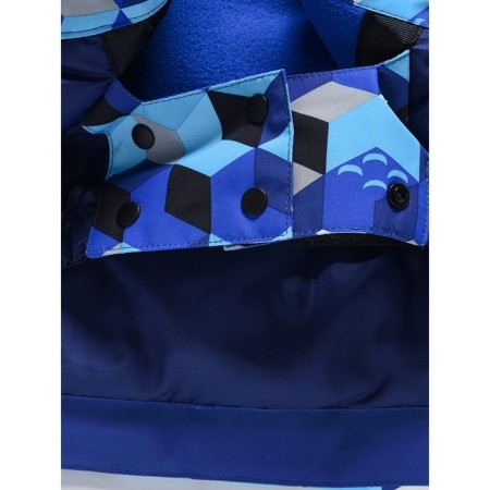 Ski costume for a boy, height 128 cm, blue color-13