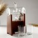 Mini -bar of a barrel, on a stand, 2 people, skeleton - 1300 ml, 330 ml, 10.5 x 23 x 36 cm