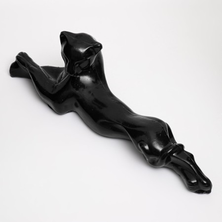 Figure "Panther No. 1" Big Black glossy 10x39x15cm-3