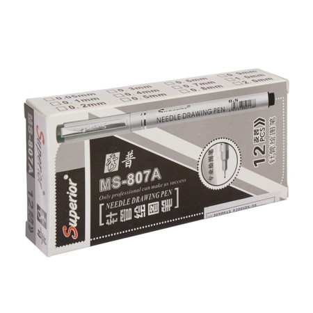 Marker Professional Liner, Black, 2 mm MS-807A-3